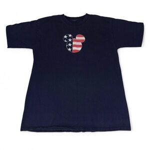 Unisex American Flag Mickey Tee